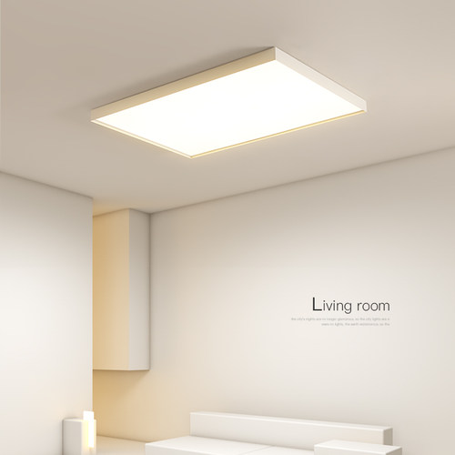 长方形led客厅灯简约现代吸顶灯创意主卧室灯年轻人餐厅书房灯具 - 图0