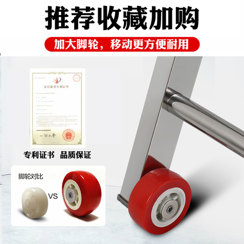 凉衣架晒架不锈钢晒被子神器家用落地可移动室内阳台折叠式晾衣架 - 图2
