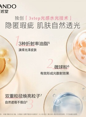 自然堂素颜霜懒人霜裸妆遮瑕提亮