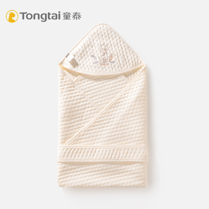 童泰春秋纯棉新生儿襁褓布用品抱被 浅草母婴婴童抱被/抱毯