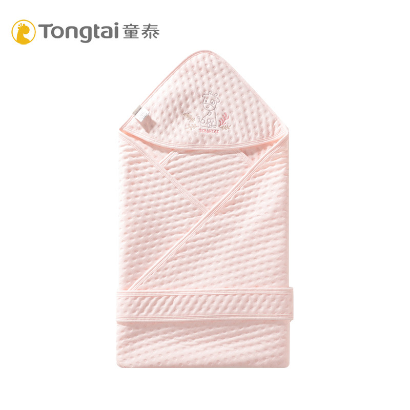 童泰春秋纯棉新生儿襁褓布用品抱被 浅草母婴婴童抱被/抱毯