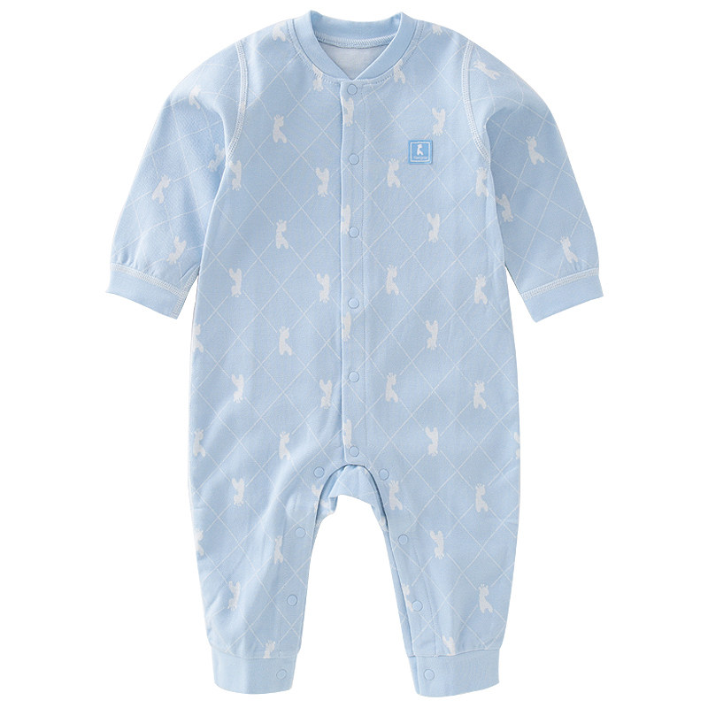 童泰新生婴儿衣服宝宝哈衣保暖睡衣 浅草母婴连身衣/爬服/哈衣