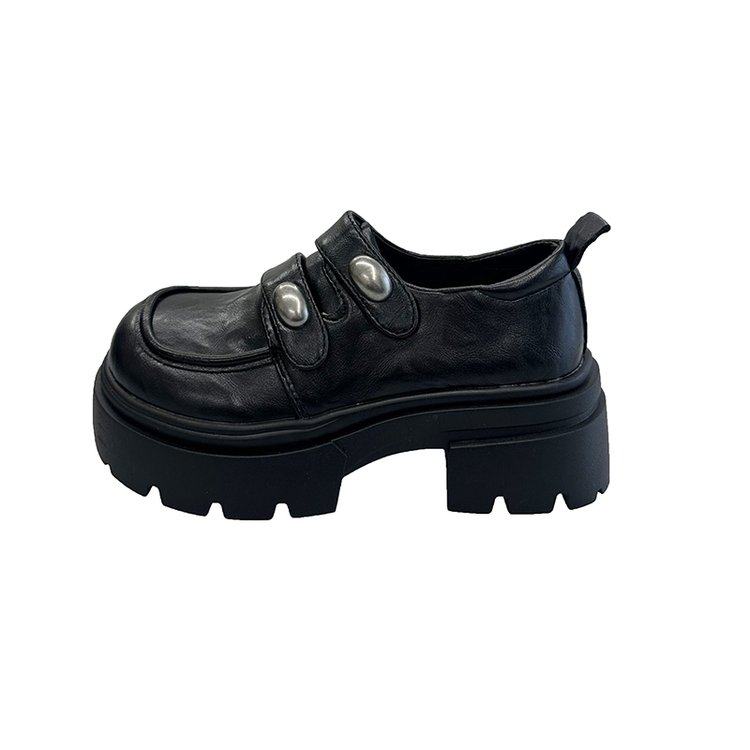 真皮厚底松糕小皮鞋2026新款春季英伦风乐福鞋百搭增高日系jk单鞋,淘宝优惠券,粉丝福利购,淘宝优惠卷