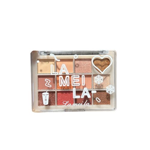 十二色珠光哑光大地色眼影盘彩妆珠光哑光大地色眼影简化版 - 图2