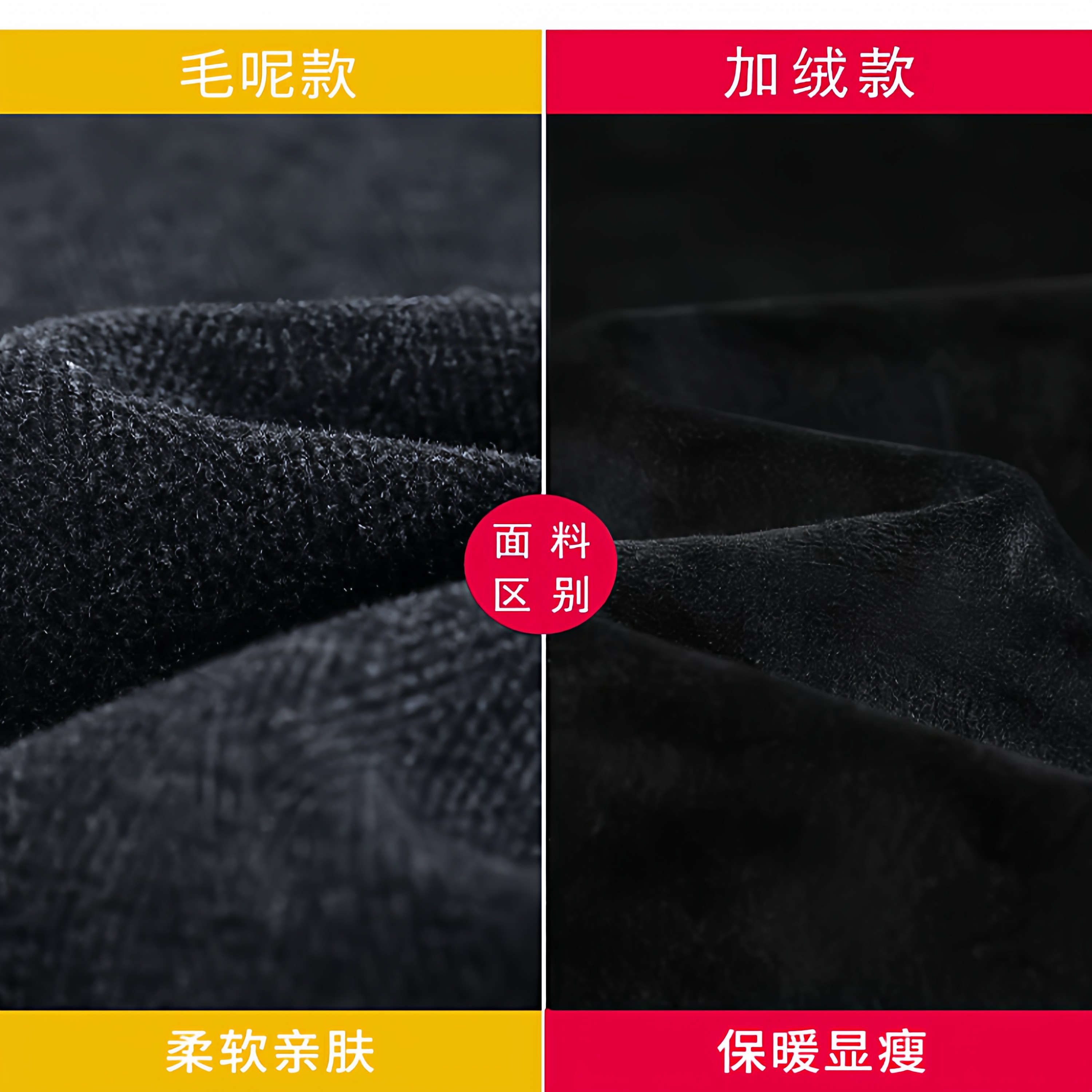 200斤大码胖mm人字纹毛呢阔腿裤女冬季加绒加厚宽松显瘦直筒裤子,淘宝优惠券,粉丝福利购,淘宝优惠卷