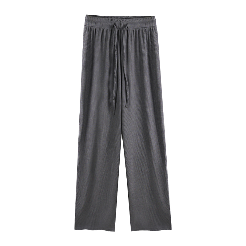 300斤胖mm加大码冰丝阔腿裤女夏季薄款高腰显瘦休闲窄版直筒裤子,淘宝优惠券,粉丝福利购,淘宝优惠卷