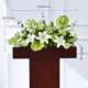 Conference flat-laying high-end podium flower simulation flower