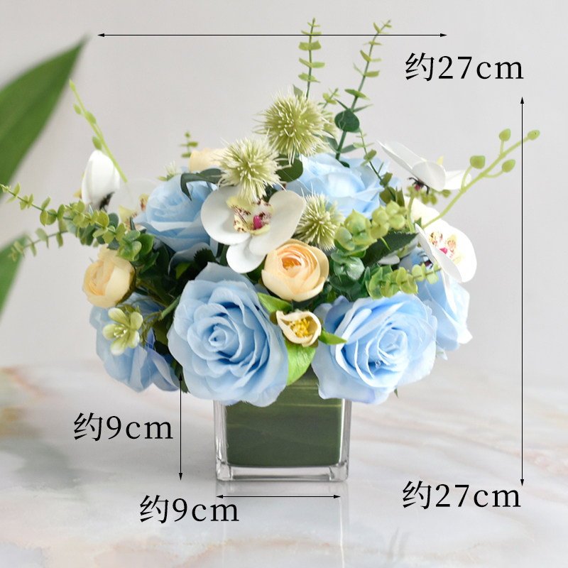 假花仿真花商务会议室桌面摆件花瓶花束茶几台花酒店餐厅桌花摆花,淘宝优惠券,粉丝福利购,淘宝优惠卷