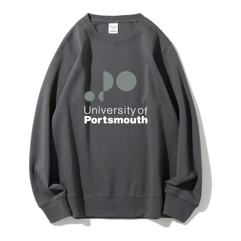 朴茨茅斯大学圆领卫衣University of Portsmouth纪念名校学霸外套 - 图1