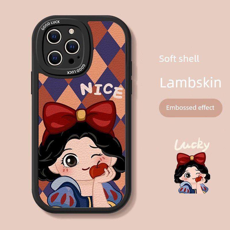 适用于Apple 15Proamx手机壳新款高端格纹公主14可爱13卡通12创意11硅胶X液体8防摔7带挂绳6全包镜头Se保护套,淘宝优惠券,粉丝福利购,淘宝优惠卷