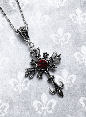 合金十字链男女通用项链