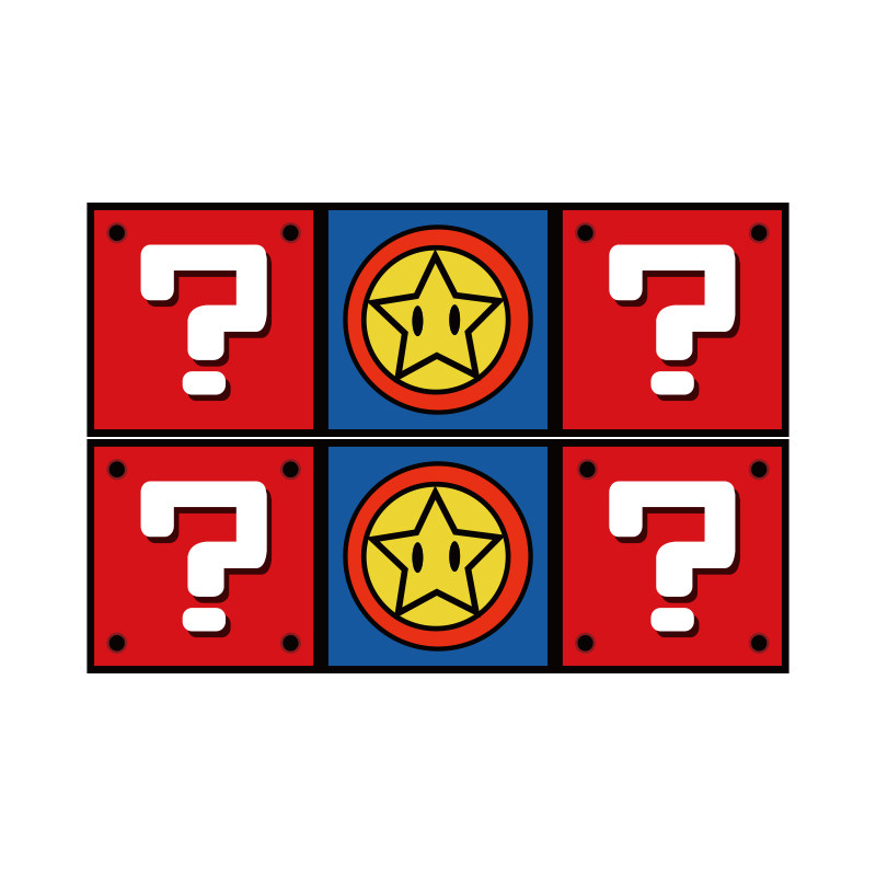 网吧马里奥砖块超级玛丽电竞玩城墙面装饰3d立体贴纸挂画房间游戏,淘宝优惠券,粉丝福利购,淘宝优惠卷