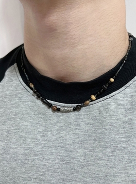 藏式九眼天珠项链男百搭高级感配