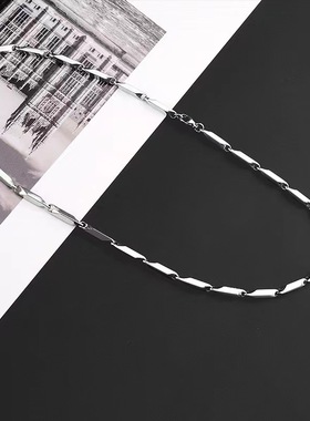 钛钢项链不褪嘻哈乌斯小众