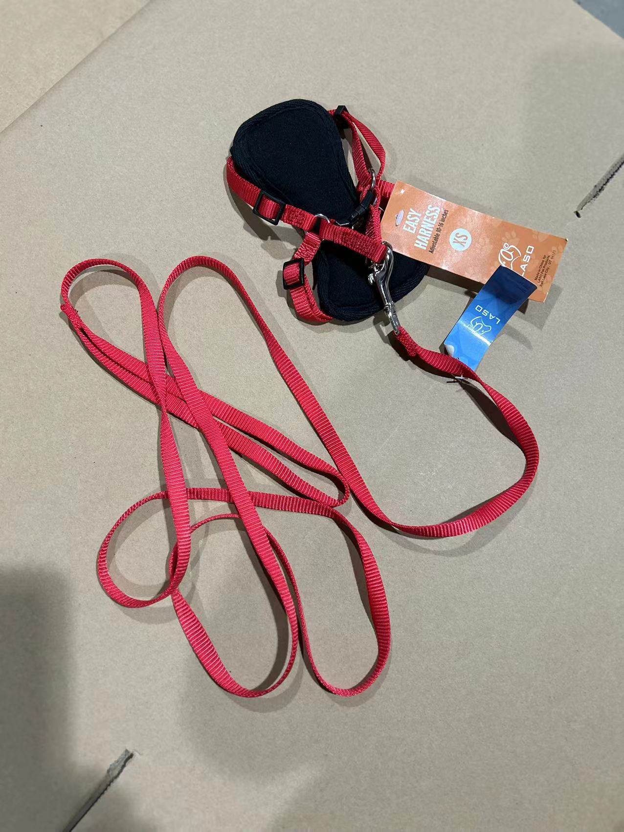 宠物狗狗牵引绳中小型幼犬泰迪狗绳狗链子可调节背心式胸背带遛狗,淘宝优惠券,粉丝福利购,淘宝优惠卷