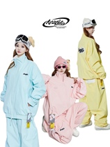 ANANIE original ski suit veneer-coated dopamine American DuPont gushed waterproof windproof and abrasion-resistant