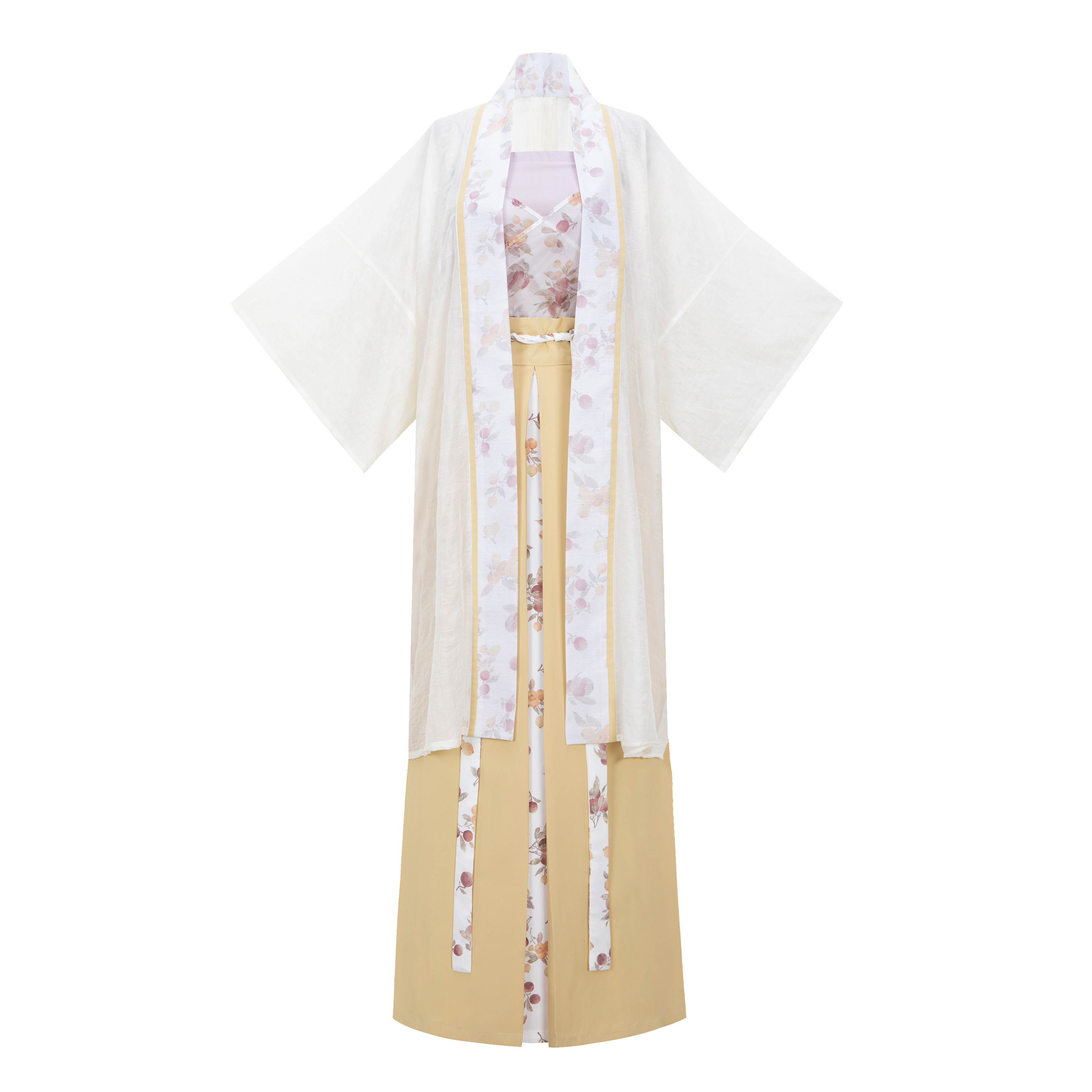 【观止织造｜半见】宋制汉服元素仿长干寺背心三裥裙吊带简约日常,淘宝优惠券,粉丝福利购,淘宝优惠卷