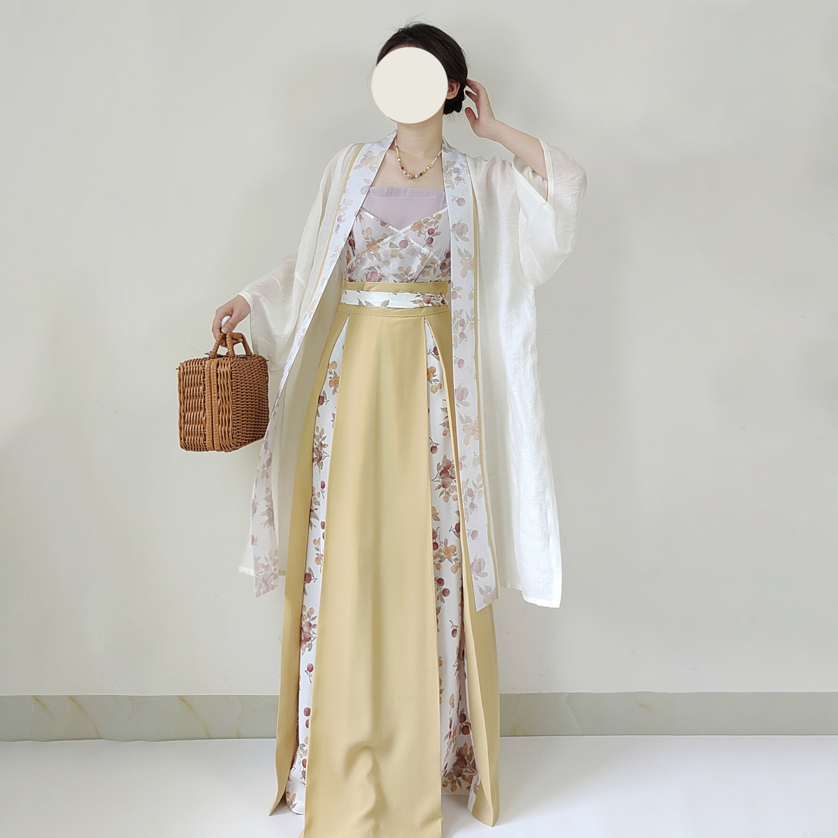 【观止织造｜半见】宋制汉服元素仿长干寺背心三裥裙吊带简约日常,淘宝优惠券,粉丝福利购,淘宝优惠卷