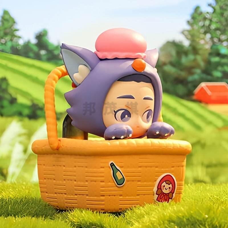 POPMART泡泡玛特 非人哉发呆哪吒童话系列盲盒潮玩手办桌面摆件