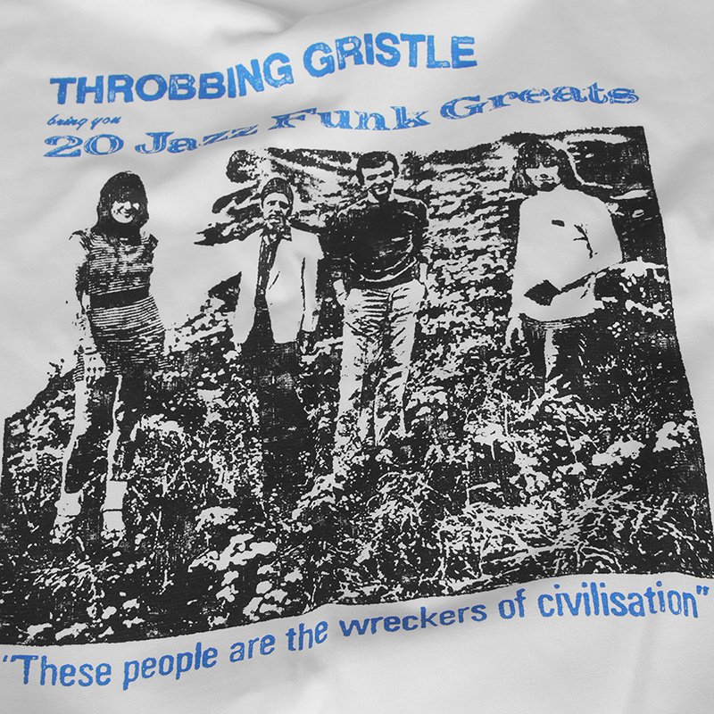 Throbbing Gristle工业先驱短袖20 Jazz Funk Greats纯棉休闲T恤 - 图1