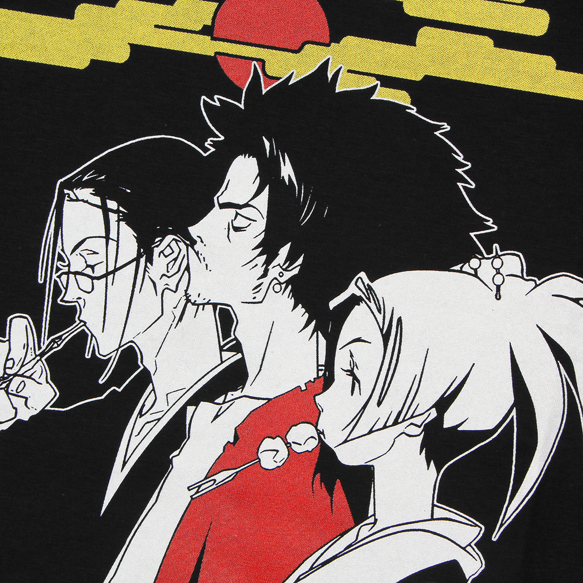 混沌武士Samurai Champloo Nujabes动漫纯棉美式休闲短袖T恤Shirt - 图2