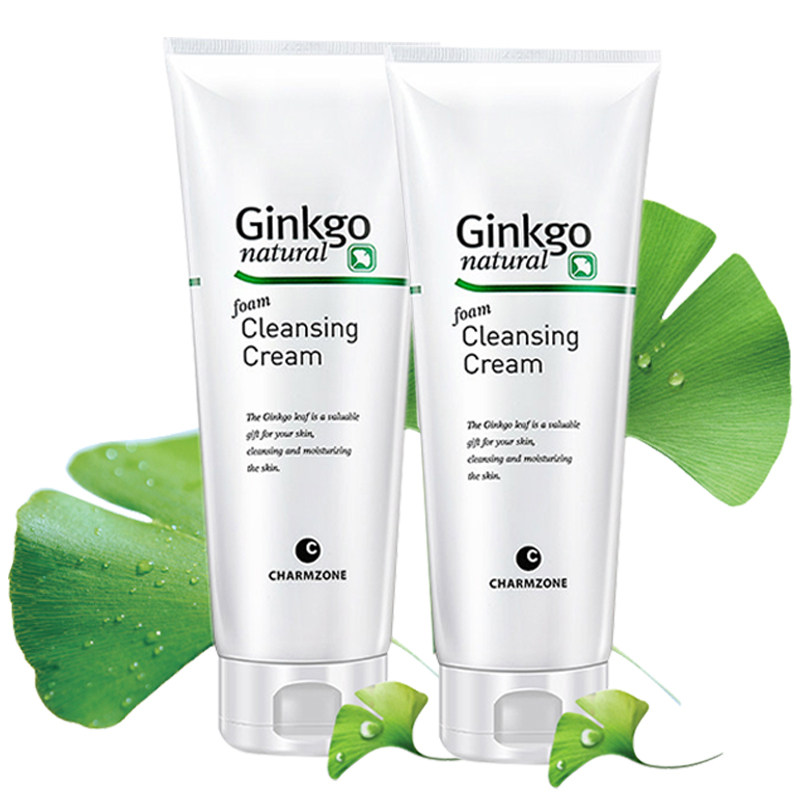 婵真银杏女氨基酸泡沫男蝉真洗面奶 若兮化妆品洁面