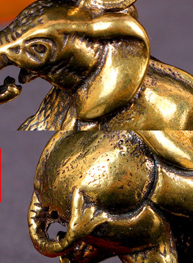 生肖属鸡佩戴喜象升平钥匙扣吊坠