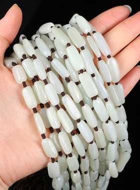 手工编织男女款翡翠和田玉项链绳