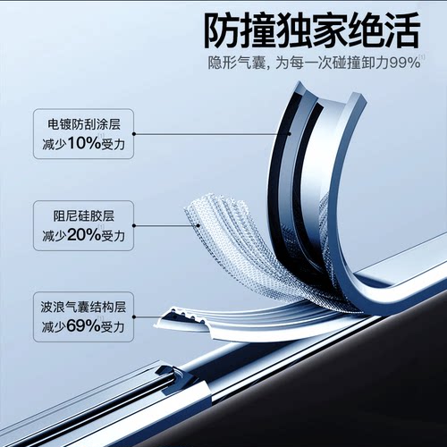 适用苹果13手机壳14新款15透明iphone13高级14plus感超薄13promax全包防摔12自带镜头膜16一体14pro保护套 - 图1