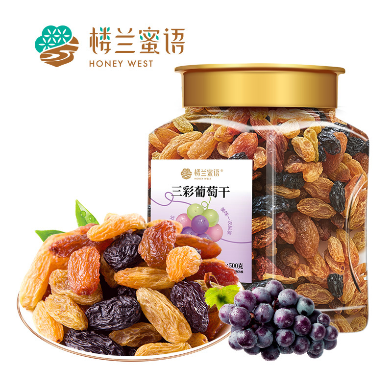 楼兰蜜语  玫瑰红葡萄干 225g*2袋