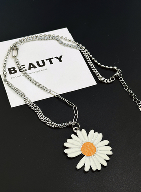 2025年新款小雏菊项链男女ins