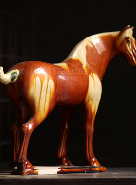 陶瓷装饰品中式客厅书房纯手工