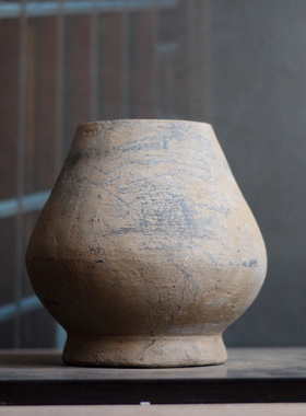 纯手工复古陶器陶罐日常送礼古玩收藏艺术品影视道具博古架装饰物