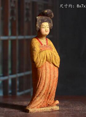 陶俑仿古仕女俑胖妞古玩收藏