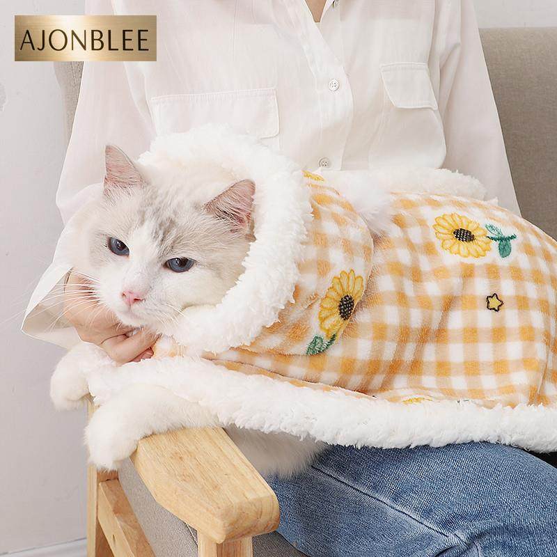 猫咪披风斗篷秋冬季盖毯毛毯小猫睡觉专用小被子布偶睡袋宠物睡衣,淘宝优惠券,粉丝福利购,淘宝优惠卷