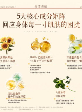 小蜜坊浅醺修护身体油霜