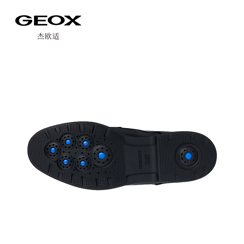 GEOX杰欧适男鞋经典款圆头商务通勤正装皮鞋SPHERICA U35EMA - 图2