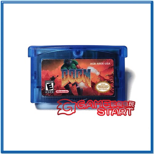 GBA全集成游戏卡带 毁灭战士2 DOOM2 英文/芯片记忆 - 图2