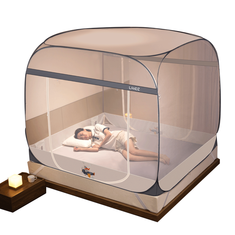 新款防摔儿童免安装蒙古包蚊帐床单床笠一体式家用卧室可折叠定制,淘宝优惠券,粉丝福利购,淘宝优惠卷