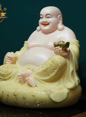 大圆满弥勒佛菩萨汉白玉佛像
