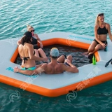 Надувной надувной платформ Рыбалка плавучего кресла для взрослых плавучих кровать дрейфу