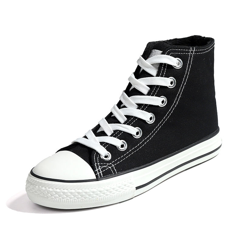 环球冬季大码女鞋二棉鞋41-43高帮休闲运动加绒帆布鞋加厚板鞋42,淘宝优惠券,粉丝福利购,淘宝优惠卷