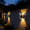 Solar wall light outdoor waterproof courtyard light up and down