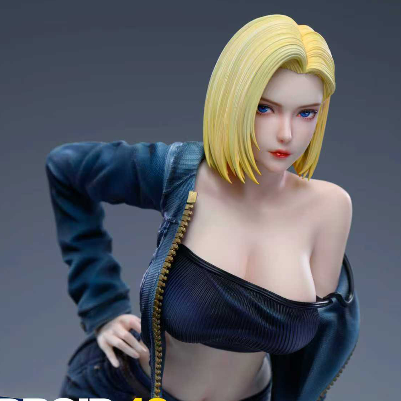 【MK模玩】金粉蝶龙珠人造人18号 拉姿丽美女手办GK雕像摆件模玩 - 图0