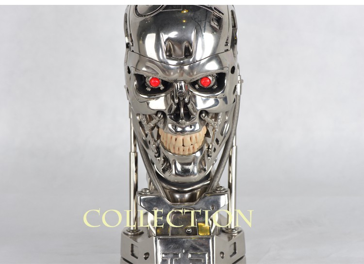 sideshow T800终结者头骨模型 1:1终结者T2胸像 标准版电镀版 - 图3