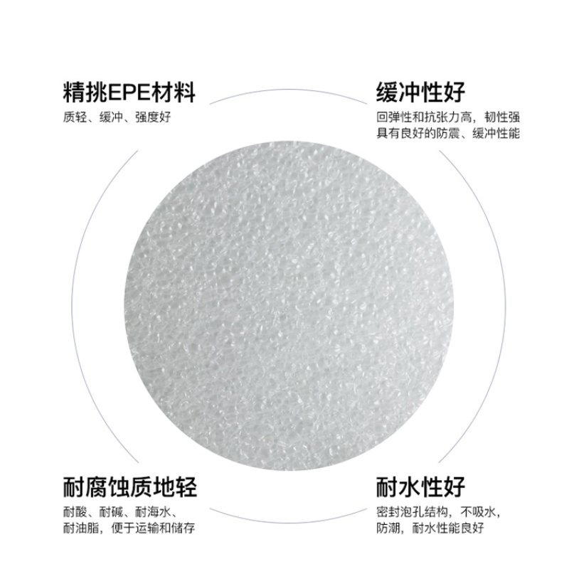 EPE珍珠棉泡沫板填充防震撞快递打包包装泡沫材料内衬定做尺寸托 - 图0