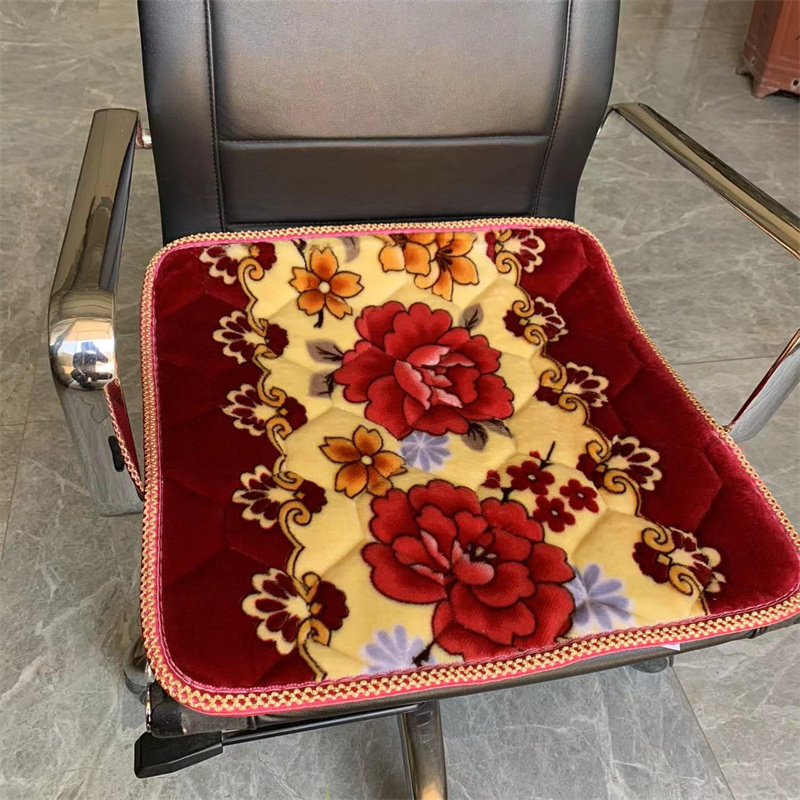 冬季毛绒加厚家用椅子坐垫屁股防滑椅子垫饭店沙发餐桌椅垫餐椅垫,淘宝优惠券,粉丝福利购,淘宝优惠卷
