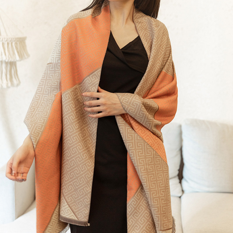 空调房办公室披风斗篷加厚大披肩夏保暖百搭秋冬季披肩围巾女两用,淘宝优惠券,粉丝福利购,淘宝优惠卷