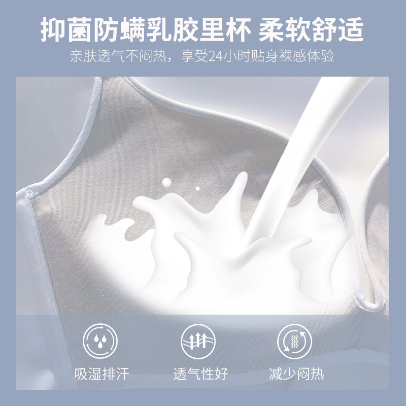 防走光小胸聚拢大胸显小无钢圈抹胸 莉妃文胸