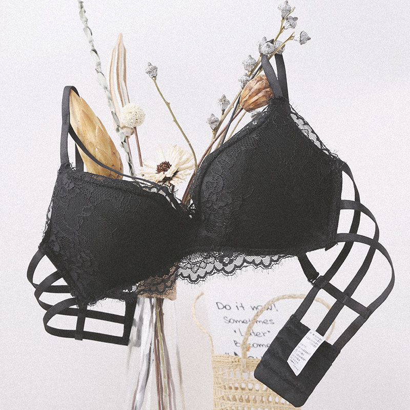 美背无钢圈调整型防下垂蕾丝文胸 莉妃文胸